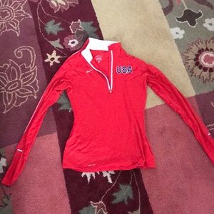 NIKE USA QUARTER ZIP